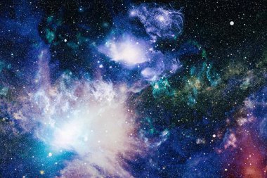 Derin uzay bulunan sarmal gökada. Nasa tarafından döşenmiş bu görüntü unsurları.