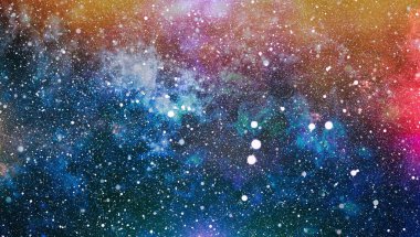 Derin uzay bulunan sarmal gökada. Nasa tarafından döşenmiş bu görüntü unsurları.