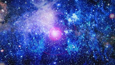 Derin uzay bulunan sarmal gökada. Nasa tarafından döşenmiş bu görüntü unsurları.