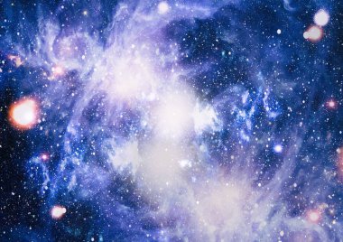 Uzaydaki gezegenler, yıldızlar ve galaksiler uzay keşiflerinin güzelliğini gösteriyor. NASA tarafından döşenmiş elementler