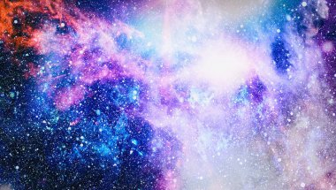 Derin uzay bulunan sarmal gökada. Nasa tarafından döşenmiş bu görüntü unsurları.
