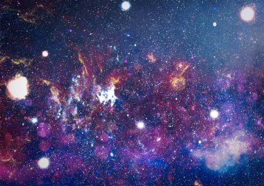 Uzaydaki gezegenler, yıldızlar ve galaksiler uzay keşiflerinin güzelliğini gösteriyor. NASA tarafından döşenmiş elementler