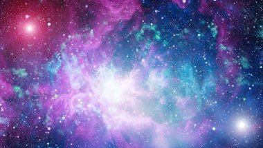 Uzaydaki gezegenler, yıldızlar ve galaksiler uzay keşiflerinin güzelliğini gösteriyor. NASA tarafından döşenmiş elementler