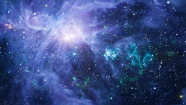 Uzaydaki gezegenler, yıldızlar ve galaksiler uzay keşiflerinin güzelliğini gösteriyor. NASA tarafından döşenmiş elementler