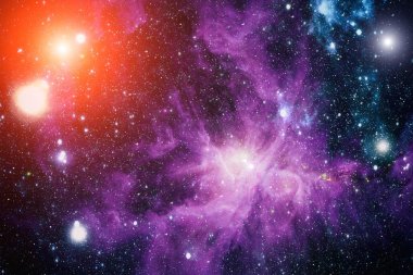 Uzaydaki gezegenler, yıldızlar ve galaksiler uzay keşiflerinin güzelliğini gösteriyor. NASA tarafından döşenmiş elementler