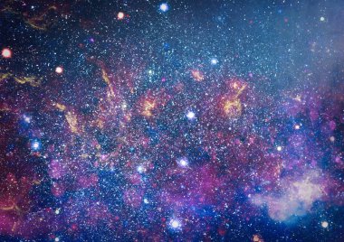 Uzaydaki gezegenler, yıldızlar ve galaksiler uzay keşiflerinin güzelliğini gösteriyor. NASA tarafından döşenmiş elementler