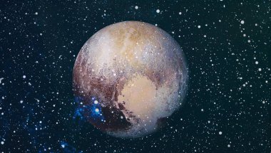 Uzaydaki gezegenler, yıldızlar ve galaksiler uzay keşiflerinin güzelliğini gösteriyor. NASA tarafından döşenmiş elementler