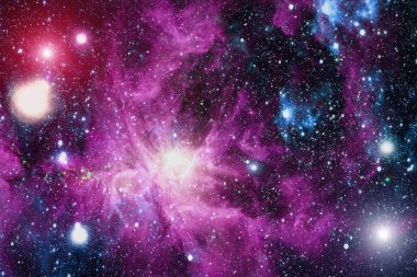 Uzaydaki gezegenler, yıldızlar ve galaksiler uzay keşiflerinin güzelliğini gösteriyor. NASA tarafından döşenmiş elementler