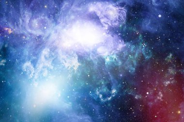 Uzaydaki gezegenler, yıldızlar ve galaksiler uzay keşiflerinin güzelliğini gösteriyor. NASA tarafından döşenmiş elementler
