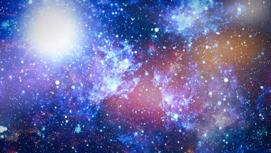 Uzaydaki gezegenler, yıldızlar ve galaksiler uzay keşiflerinin güzelliğini gösteriyor. NASA tarafından döşenmiş elementler