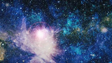 Derin uzay bulunan sarmal gökada. Nasa tarafından döşenmiş bu görüntü unsurları.