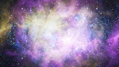 Uzaydaki gezegenler, yıldızlar ve galaksiler uzay keşiflerinin güzelliğini gösteriyor. NASA tarafından döşenmiş elementler