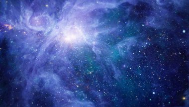 Uzaydaki gezegenler, yıldızlar ve galaksiler uzay keşiflerinin güzelliğini gösteriyor. NASA tarafından döşenmiş elementler