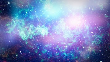 Uzaydaki gezegenler, yıldızlar ve galaksiler uzay keşiflerinin güzelliğini gösteriyor. NASA tarafından döşenmiş elementler