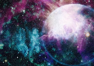 Derin uzay bulunan sarmal gökada. Nasa tarafından döşenmiş bu görüntü unsurları.