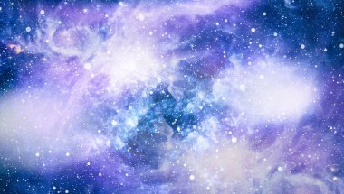 Uzaydaki gezegenler, yıldızlar ve galaksiler uzay keşiflerinin güzelliğini gösteriyor. NASA tarafından döşenmiş elementler