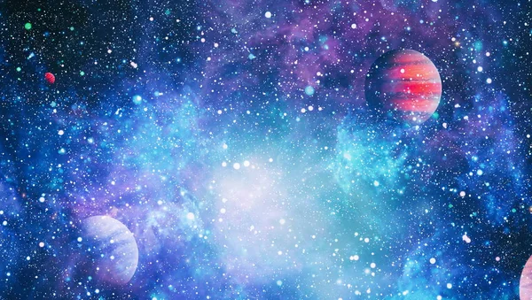 Spirální Galaxie Vesmíru Prvky Tohoto Obrázku Jsou Podle Nasa — Stock fotografie