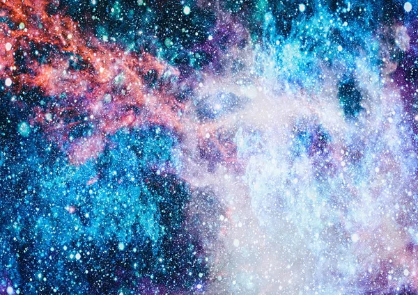 Derin Uzay Bulunan Sarmal Gökada Nasa Tarafından Döşenmiş Görüntü Unsurları — Stok fotoğraf