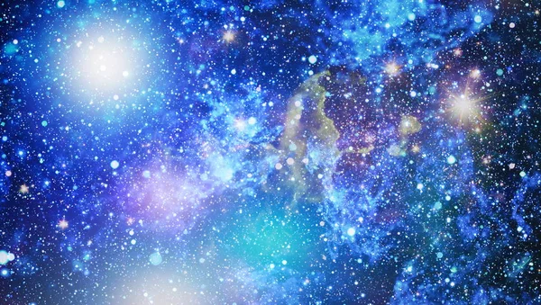 Αστέρια Ενός Πλανήτη Και Ενός Γαλαξία Έναν Ελεύθερο Χώρο Στοιχεία — Φωτογραφία Αρχείου