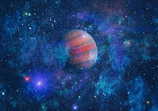 Planeter Stjärnor Och Galaxer Yttre Rymden Som Visar Skönheten Utforskning — Stockfoto