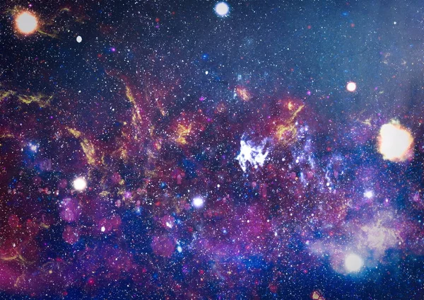 Planeter Stjärnor Och Galaxer Yttre Rymden Som Visar Skönheten Utforskning — Stockfoto