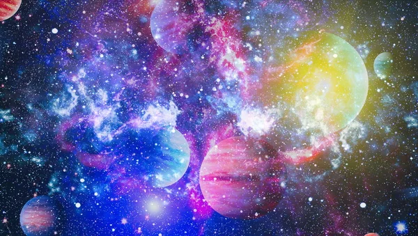 Estrellas Planeta Galaxia Espacio Libre Elementos Esta Imagen Amueblada Por —  Fotos de Stock