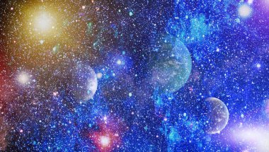 alan birçok ışık yılı uzakta dünya. Nasa tarafından döşenmiş bu görüntü unsurları