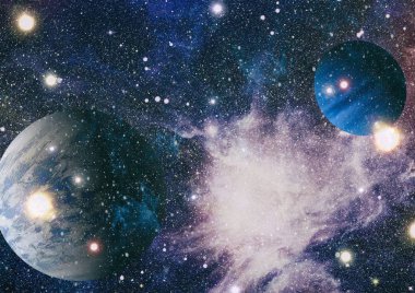 alan birçok ışık yılı uzakta dünya. Nasa tarafından döşenmiş bu görüntü unsurları