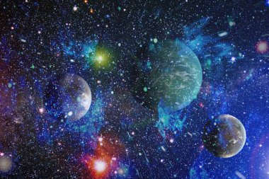 alan birçok ışık yılı uzakta dünya. Nasa tarafından döşenmiş bu görüntü unsurları