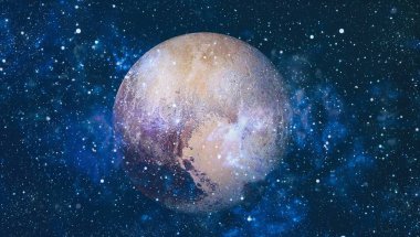 Güzel bulutsu, yıldızlar ve galaksiler. Nasa tarafından döşenmiş bu görüntü unsurları.