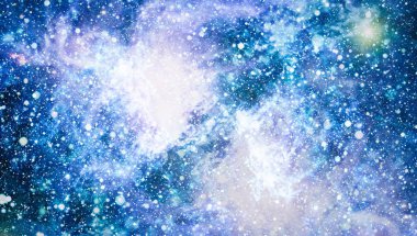 Güzel bulutsu, yıldızlar ve galaksiler. Nasa tarafından döşenmiş bu görüntü unsurları.