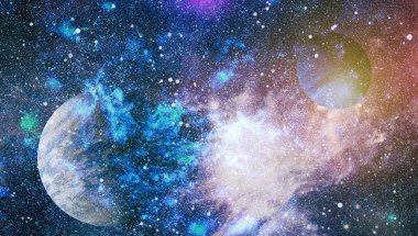 alan birçok ışık yılı uzakta dünya. Nasa tarafından döşenmiş bu görüntü unsurları