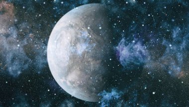 alan birçok ışık yılı uzakta dünya. Nasa tarafından döşenmiş bu görüntü unsurları