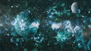 alan birçok ışık yılı uzakta dünya. Nasa tarafından döşenmiş bu görüntü unsurları