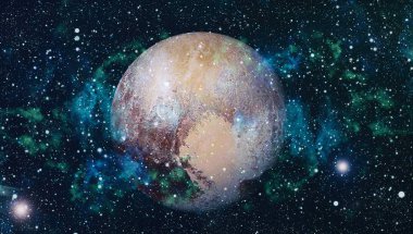 Güzel bulutsu, yıldızlar ve galaksiler. Nasa tarafından döşenmiş bu görüntü unsurları.