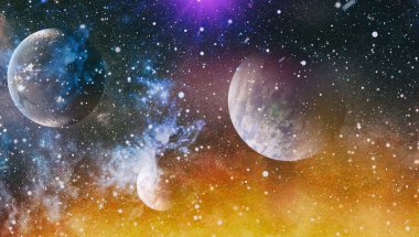 alan birçok ışık yılı uzakta dünya. Nasa tarafından döşenmiş bu görüntü unsurları