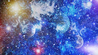 alan birçok ışık yılı uzakta dünya. Nasa tarafından döşenmiş bu görüntü unsurları