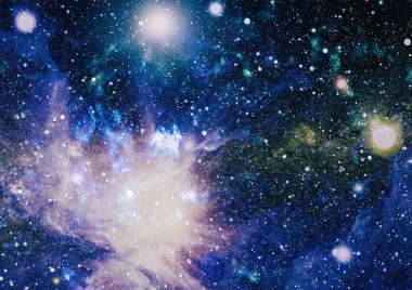 alan birçok ışık yılı uzakta dünya. Nasa tarafından döşenmiş bu görüntü unsurları