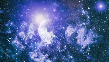 alan birçok ışık yılı uzakta dünya. Nasa tarafından döşenmiş bu görüntü unsurları