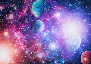 alan birçok ışık yılı uzakta dünya. Nasa tarafından döşenmiş bu görüntü unsurları