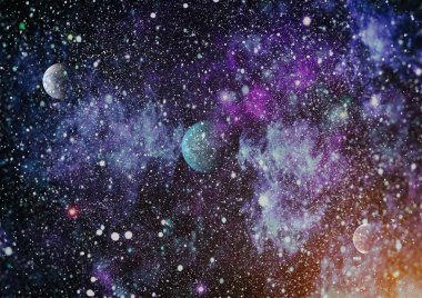 alan birçok ışık yılı uzakta dünya. Nasa tarafından döşenmiş bu görüntü unsurları