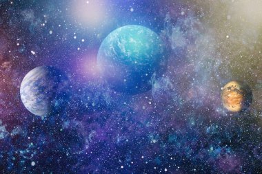 alan birçok ışık yılı uzakta dünya. Nasa tarafından döşenmiş bu görüntü unsurları