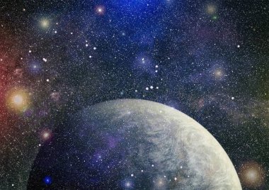 alan birçok ışık yılı uzakta dünya. Nasa tarafından döşenmiş bu görüntü unsurları