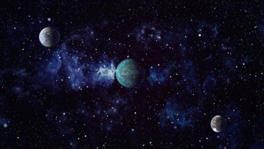 alan birçok ışık yılı uzakta dünya. Nasa tarafından döşenmiş bu görüntü unsurları