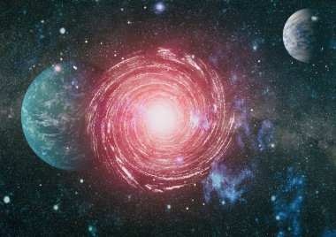 alan birçok ışık yılı uzakta dünya. Nasa tarafından döşenmiş bu görüntü unsurları