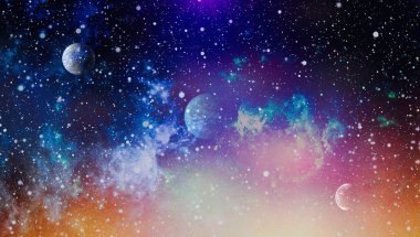 alan birçok ışık yılı uzakta dünya. Nasa tarafından döşenmiş bu görüntü unsurları