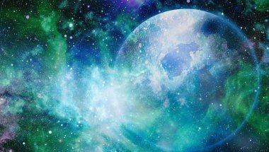 alan birçok ışık yılı uzakta dünya. Nasa tarafından döşenmiş bu görüntü unsurları