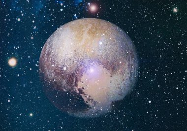 Güzel bulutsu, yıldızlar ve galaksiler. Nasa tarafından döşenmiş bu görüntü unsurları.