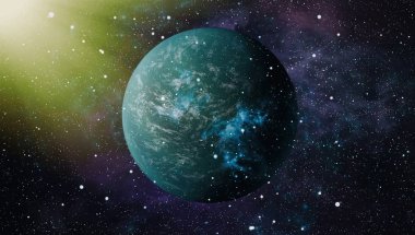 alan birçok ışık yılı uzakta dünya. Nasa tarafından döşenmiş bu görüntü unsurları