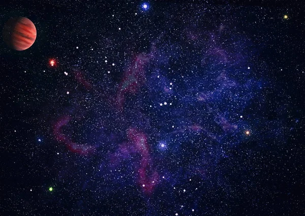 Nebula Galaxies Space Elements Image Furnished Nasa — Stock Photo, Image